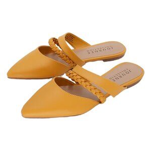 Journee Collection Olivea Mustard Pointed Mule - Women's Size 8 Narrow